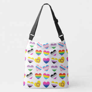 Pride Hearts Cross-Body Bag Crossbody Tas