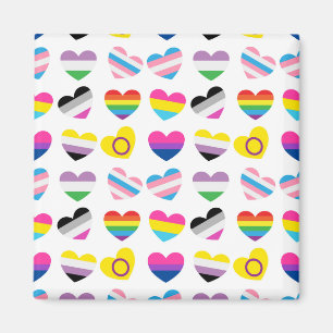 Pride Hearts Magnet Magneet