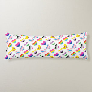 Pride Hearts Pillow Lichaamskussen