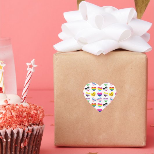 Pride Hearts Stickers (Feest)