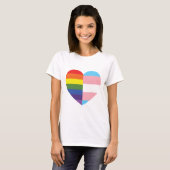 Pride Hearts! T-shirt (Voorkant volledig)