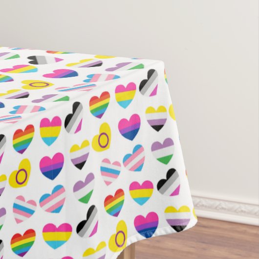 Pride Hearts Tablecloth Tafelkleed (Voorbeeld)