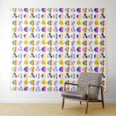 Pride Hearts Tapestry Wandkleed (In Situ (horizontaal))