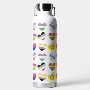 Pride Hearts Water Fles