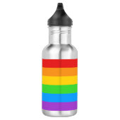 Pride Hydrate: Regenboogvlag Waterfles (Rechts)