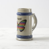 Pride ik ben geliefd Butterfly - Bierpul (Voorkant rechts)