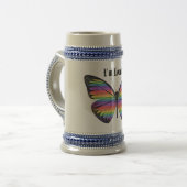 Pride I'm Loved Vlinder - Bierpul (Voorkant links)
