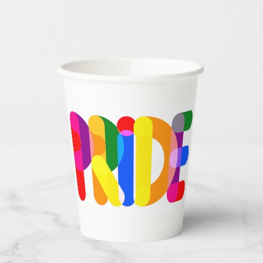Pride in design papieren bekers (Links)