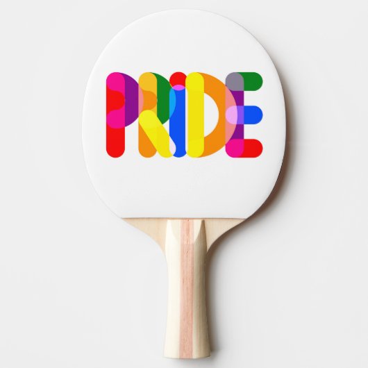Pride in design tafeltennisbatje (Voorkant)