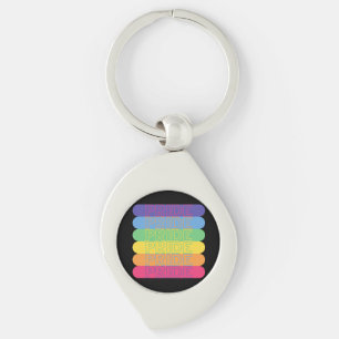 Pride in regenboogkleuren, sleutelhanger