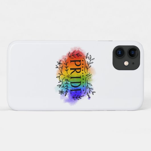 Pride in Waterverf Case-Mate iPhone Case (Achterkant (horizontaal))