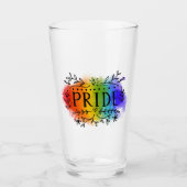 Pride in Waterverf Glas (Voorkant)