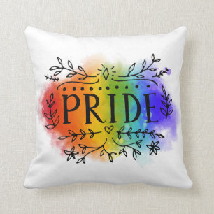 Pride in Waterverf Kussen