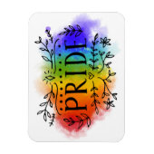 Pride in Waterverf Magneet (Verticaal)