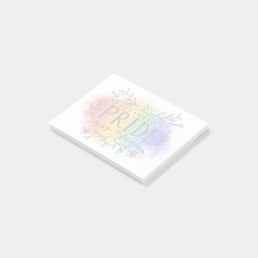 Pride in Waterverf Post-it® Notes (Schuin)
