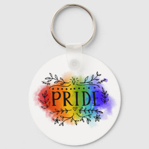 Pride in Waterverf Sleutelhanger