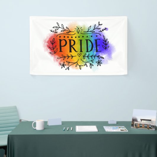 Pride in Waterverf Spandoek (Beurs)