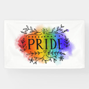 Pride in Waterverf Spandoek