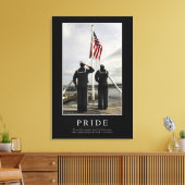 Pride: Inspirerend Citaat 1 Canvas Afdruk (Insitu (Woonkamer))