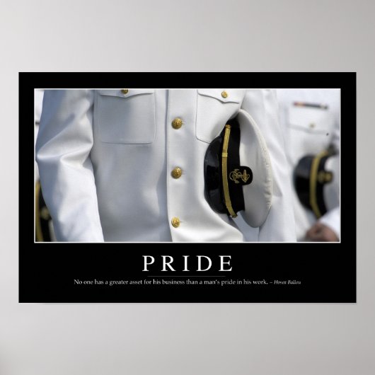 Pride: Inspirerend Citaat 2 Poster (Voorkant)