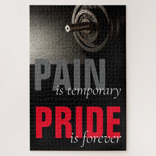 Pride is Forever Bodybuilding Motivatie Legpuzzel (Verticaal)