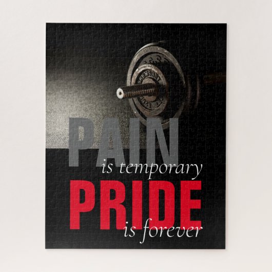 Pride is Forever Bodybuilding Motivatie Legpuzzel (Verticaal)