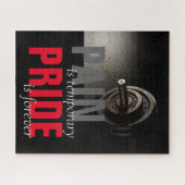 Pride is Forever Bodybuilding Motivatie Legpuzzel (Horizontaal)