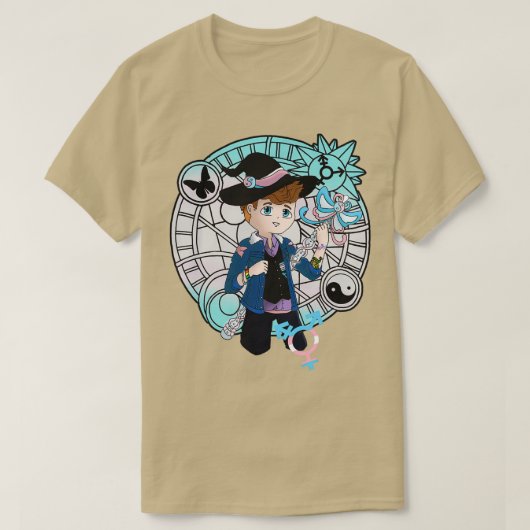 Pride is Magic Trans Pride T-shirt (Design voorkant)