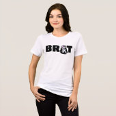 Pride Kat BRAT Tri-Blend Shirt (Voorkant volledig)