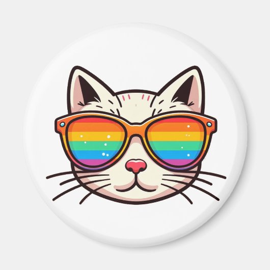Pride kat magneet (Voorkant)
