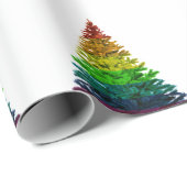 Pride kerstboomstructuur cadeaupapier (Rol Hoek)