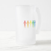 Pride-keten Matglas Bierpul (Voorkant rechts)