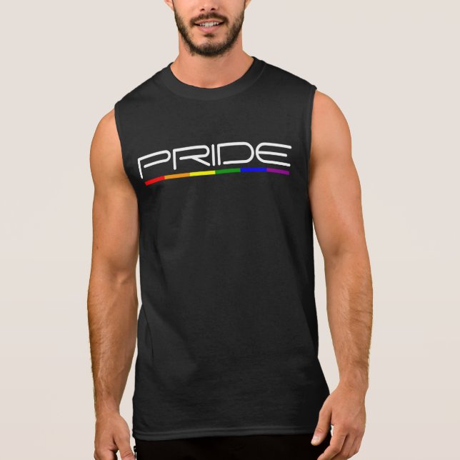 Pride kleuren Gay Pride T-shirt (Voorkant)