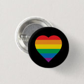 Pride | Kleurig regenboogontwerp Ronde Button 3,2 Cm (Voorkant /achterkant)