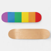 Pride | Kleurig regenboogontwerp Skateboard (Horizontaal)