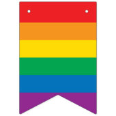 Pride | Kleurig regenboogontwerp Vlaggetjes (Derde vlag)