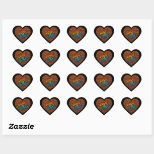 Pride Kleurrijke Liefde is Liefde Hart Sticker Set