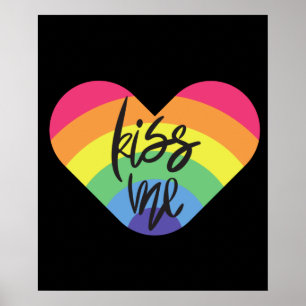 Pride, kus me, liefde is eerlijk. poster