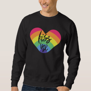 Pride, kus me, liefde is eerlijk. trui