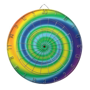 Pride lgbetq lgbt regenboogkleuren koele rad dartbord