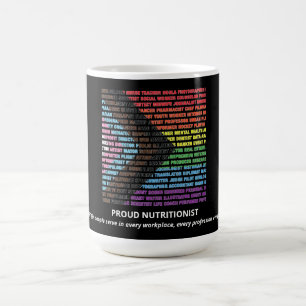 Pride LGBT Diversiteit Regenboog Woordwolk Aangepa Koffiemok