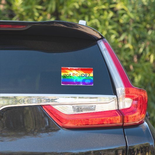 Pride LGBT Flag Oval Window Decaal Sticker (Auto Zijkant)