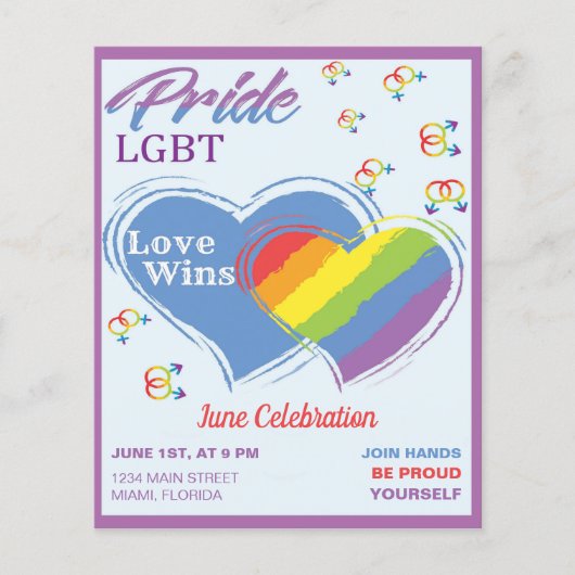 Pride LGBT Flyer (Voorkant)