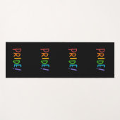 PRIDE LGBT-kleuren — Typografie-ontwerp Yogamat (Voorkant (horizontaal))