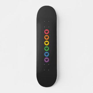 Pride LGBT | Kleurig regenboogontwerp Skateboard