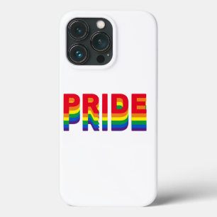 Pride lgbt lgbtq homo-regenboog wit iPhone 13 pro hoesje