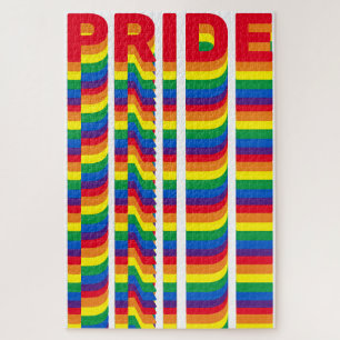 Pride lgbt lgbtq homo-regenboogkleuren legpuzzel