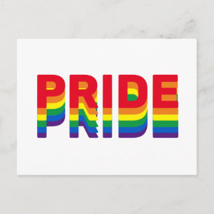 Pride lgbt lgbtq homo-regenboogretro kleuren briefkaart