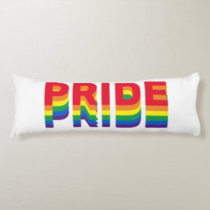Pride lgbt lgbtq homo-regenboogretro kleuren lichaamskussen