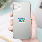 Pride. LGBT+Pride. Regenboog. Sticker (Telefoon)